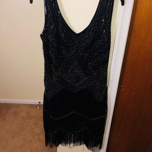 Sparkly Flapper Holiday Dress